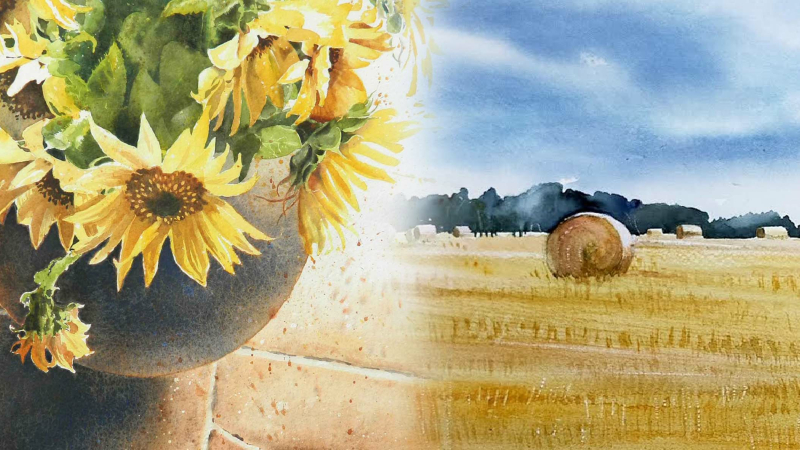 Expo à deux au château de Cassaigne : une balade en aquarelle
