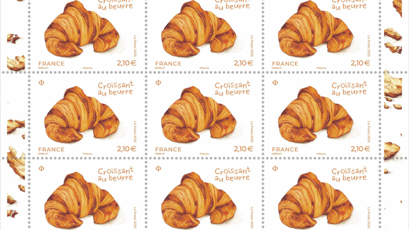 Le nouveau timbre aura une délicieuse senteur de croissant !