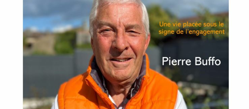 Pierre Buffo dévoile son parcours d'actif et de bénévole