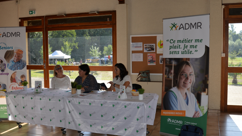 Rentrée de l’ADMR 2025 : un stand d’informations pour faire mieux connaître l’ADMR du Gers et France Services du Fezensac