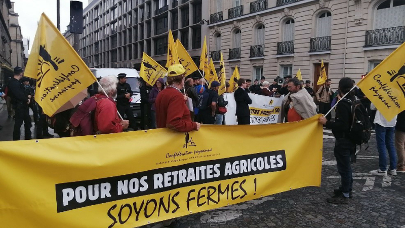 La Confédération paysanne appelle à participer aux mobilisations du 18 septembre