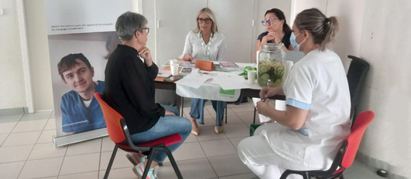 Centre hospitalier : séances de massage au personnel