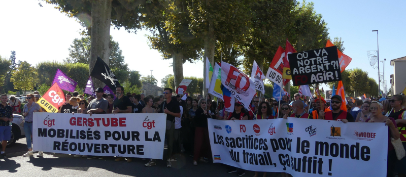 "On lâche rien" : 1500 manifestants à Auch