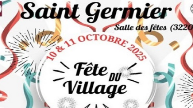 Fête du village de Saint-Germier