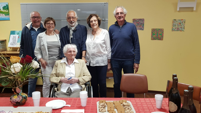 Françoise Fourquet a fêté ses 104 ans  entourée des siens