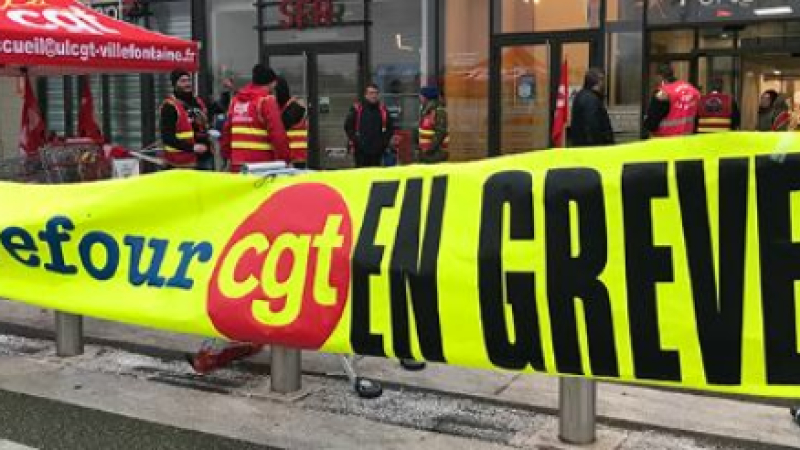 Grève : le syndicat CGT de Carrefour AUCH communique :