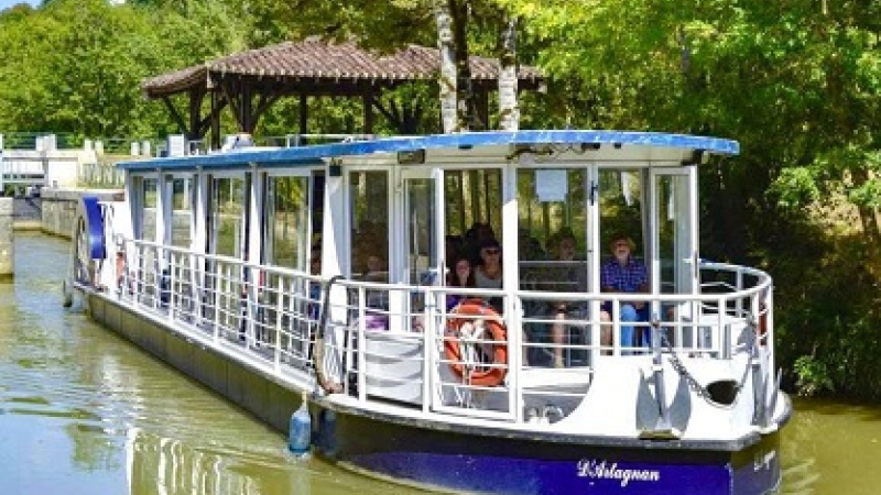 Profitez des croisières fluviales sur la rivière Baïse à Condom jusqu'à fin octobre !