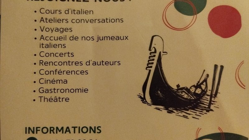 l'Italie à l'Isle Jourdain : le comité de jumelage fait sa rentrée