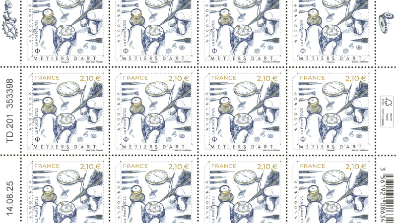 Timbre métiers d'art, l'horloger