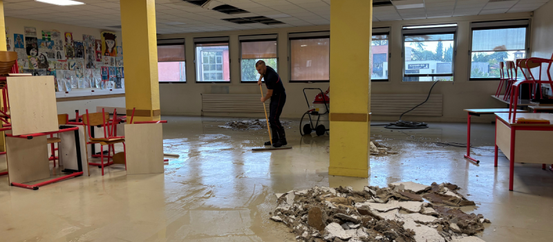 Rupture d’une canalisation au collège Carnot : sécurité assurée et continuité des cours garantie