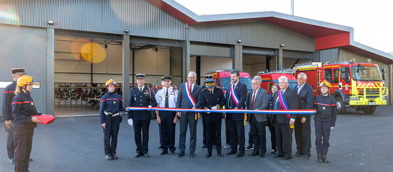 inauguration nouveau centre  SDIS 32 à Plaisance
