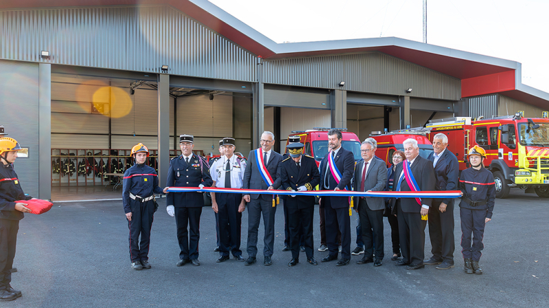inauguration nouveau centre  SDIS 32 à Plaisance