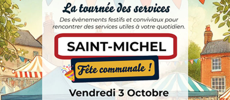 Tournée des services et fête locale se croisent
