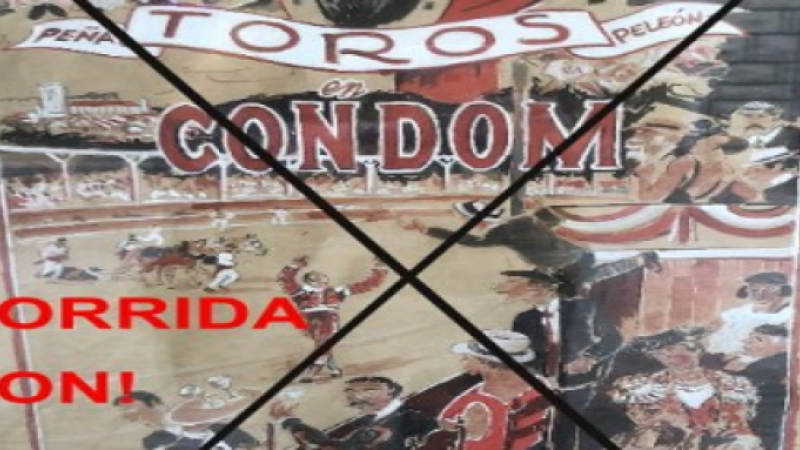 Capea à Condom protestation au Maire et à l'Etat