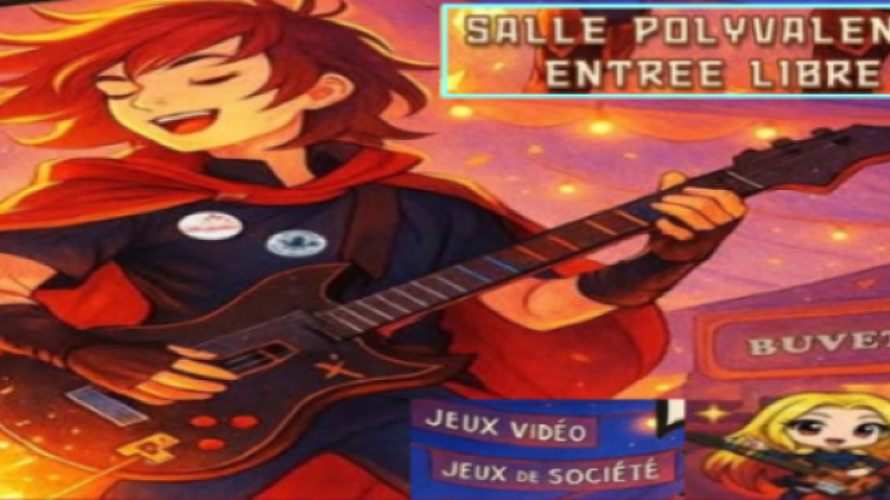 Games Island à la salle polyvalente