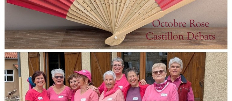 Les Pétanqueuses de Duran  ont participé à Octobre Rose