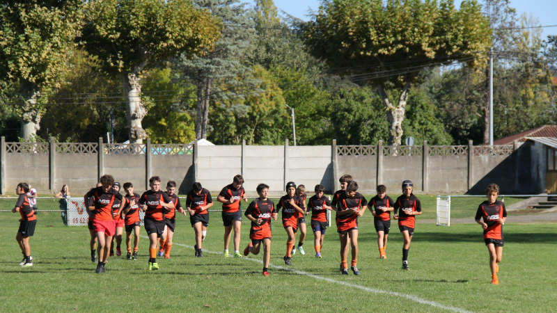 Ecole de rugby : beau samedi sportif pour toutes les équipes !