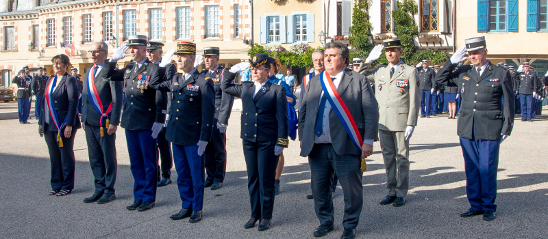 Gendarmerie: à Lupiac, fête de sainte Geneviève et remise de fanions
