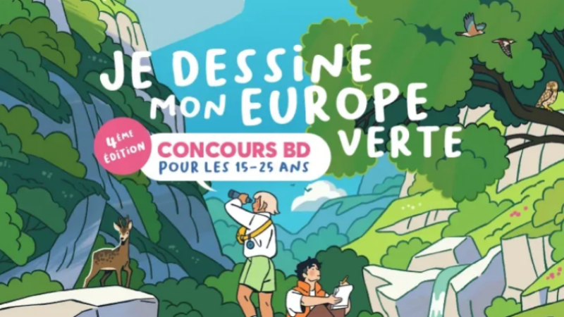 Concours BD #JeDessineMonEuropeVerte sur le thème de la faune et la flore
