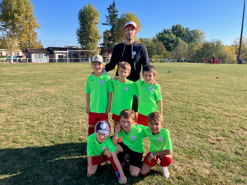 Les U 7 avant leur dernier tournoi