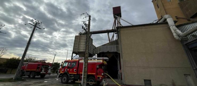 L'incendie d'un silo-séchoir mobilise 22 sapeurs pompiers
