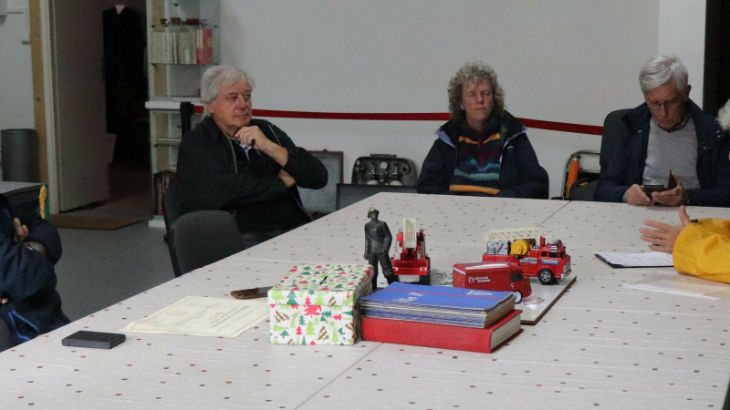 Alain Bidéi à la rencontre du Petit Musée des Sapeurs-Pompiers de Miélan