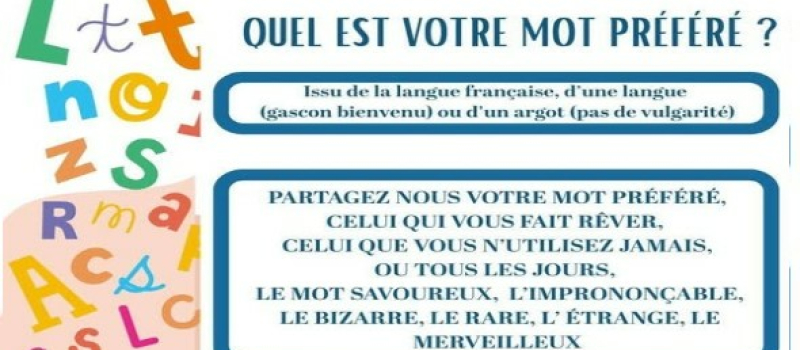 Ce n'est par fini ! Votre mot préféré de la langue française,
