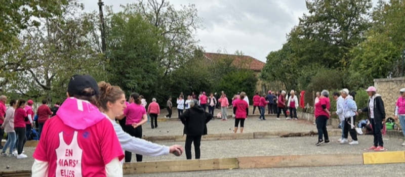 Pétanque : une belle mobilisation pour Octobre Rose