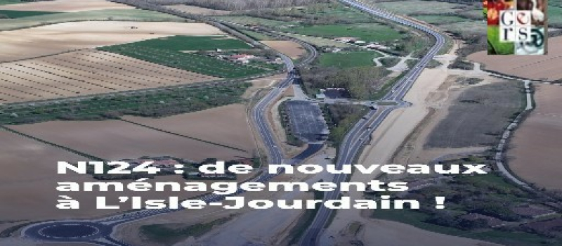 Travaux N124 : une nouvelle étape