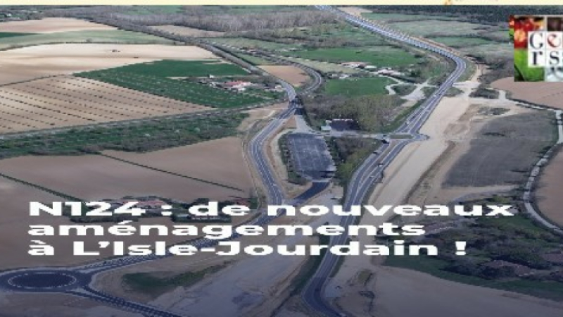 Travaux N124 : une nouvelle étape