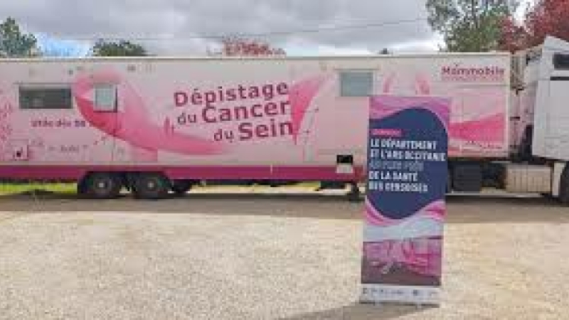 Le Mammobile fait étape à Mirande