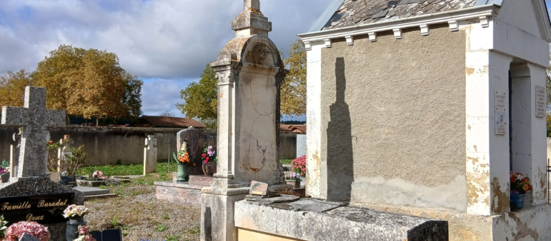 Ode du poète gascon Louis Baron , consacrée à la mort
