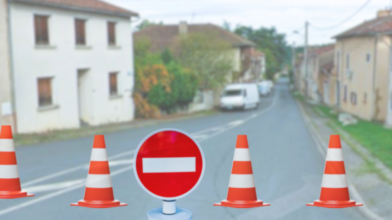 Interdiction de stationnement et circulation rue du Cubet et rue Saint Jean