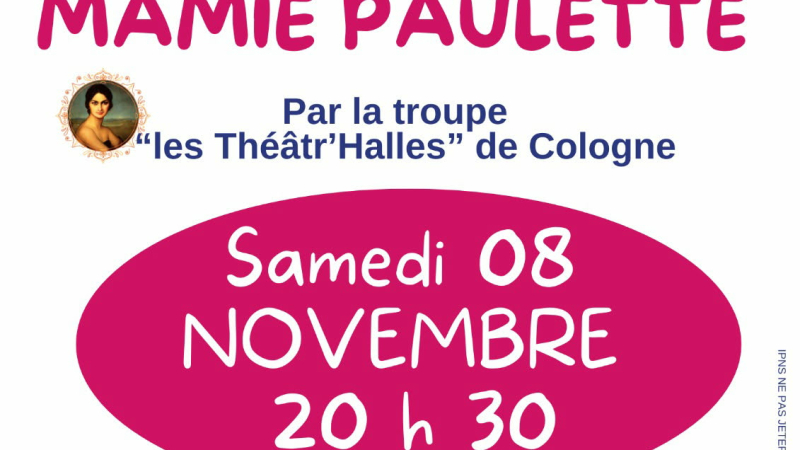 Soirée   avec les «lesThéâtr’Halles» de Cologne
