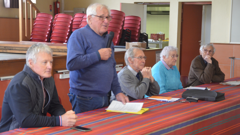 Les adhérents de la FNACA en assemblée générale