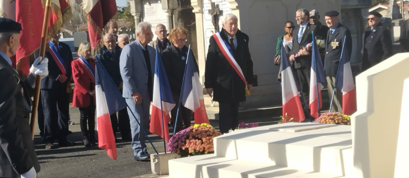 La cérémonie de commémoration de l’Armistice de 1918