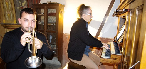 2025.11.11 Vespérales de la St Martin C. BOUHIER et V. MONTEBELLO en répétition au St Esprit.jpg