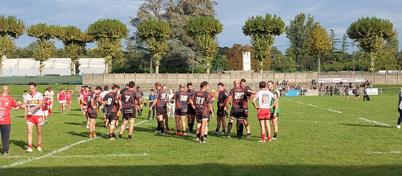 UAV rugby : les équipes sur le terrain  face à l'Isle en Dodon