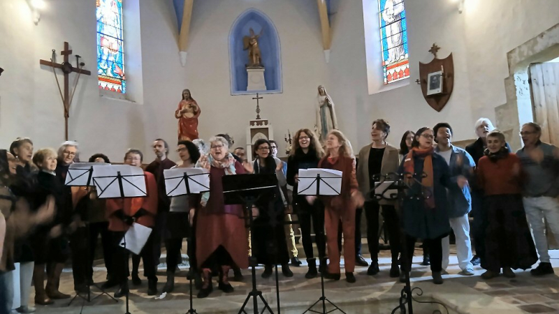 Village pour la Paix , Sansan  a commémoré le  11 novembre sous le signe de la Paix