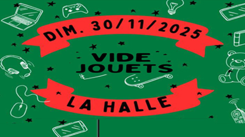 vide-jouets organisé par le comité des fêtes