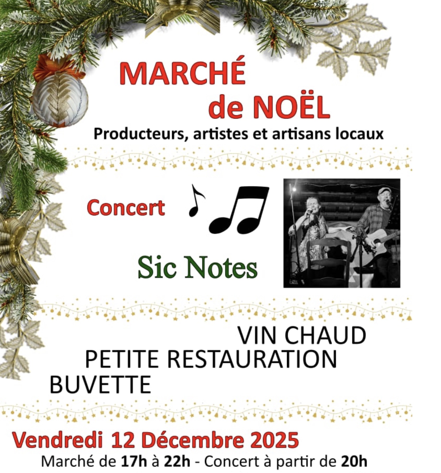 Marché de Noël à Ju Belloc