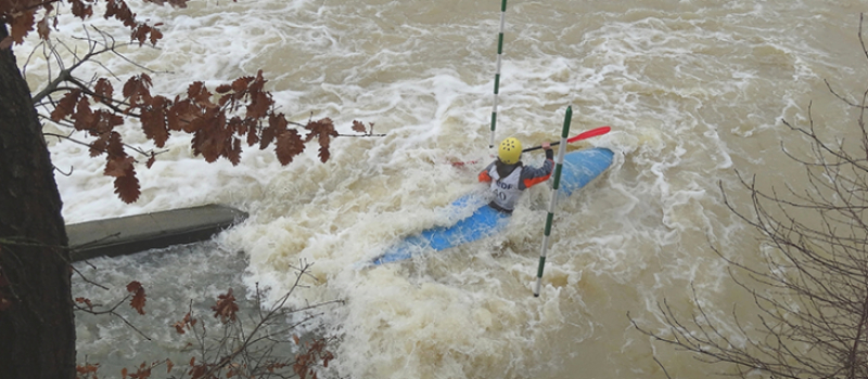 sélection régionale de kayak slalom.