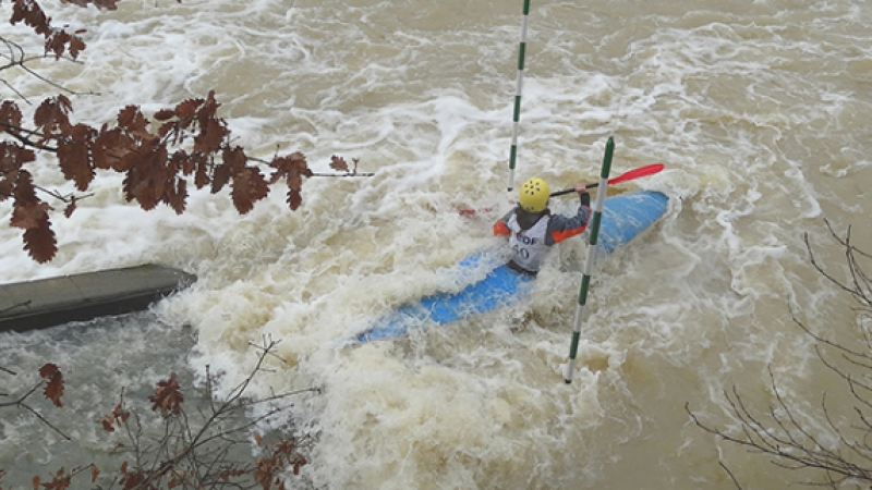 sélection régionale de kayak slalom.
