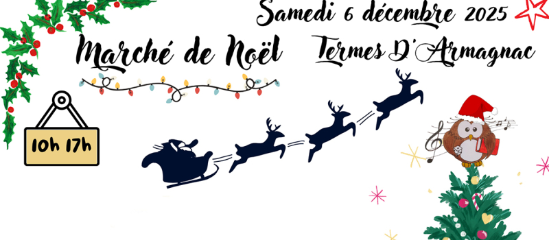 Marché de Noël à Termes d'Armagnac