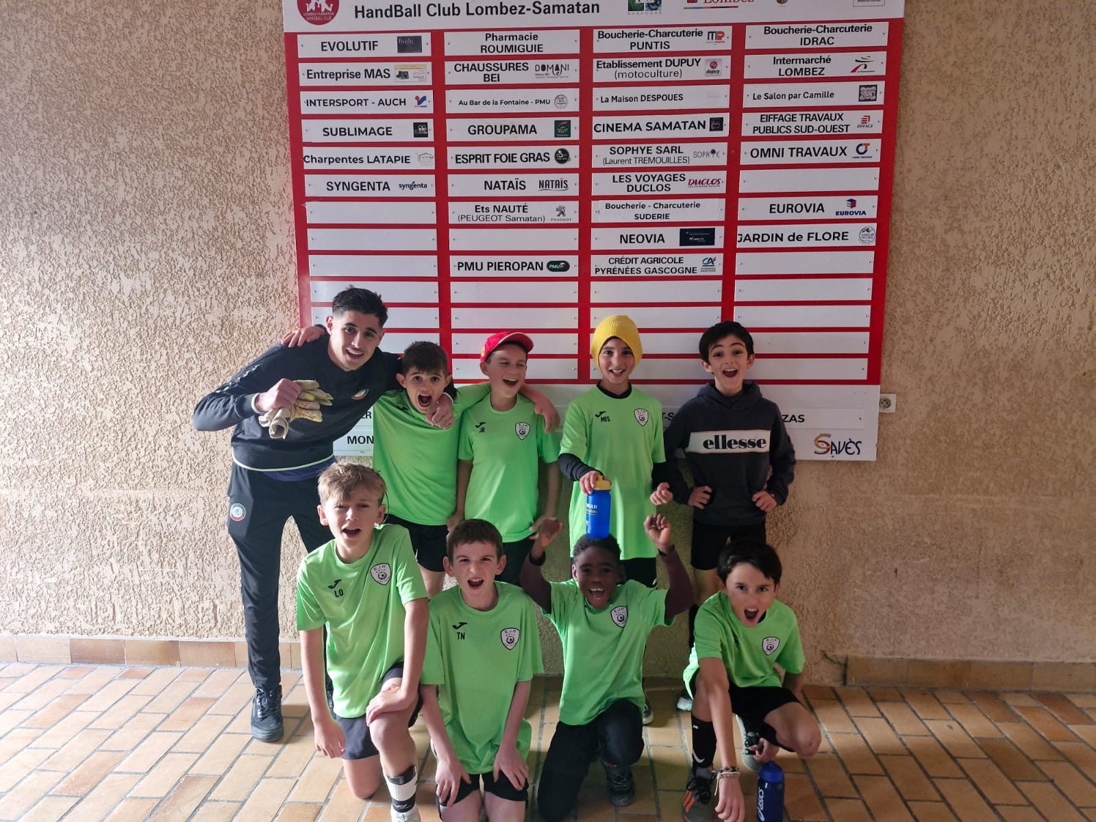 Les U11 lors de leur 1ère journée de Futsal