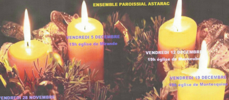 Annonces paroissiales du 28 novembre au 7 décembre 2025
