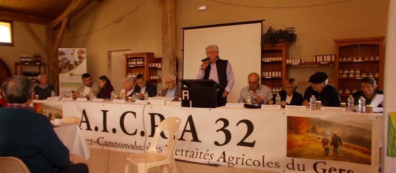 AICRA 32  : l'amélioration des conditions de vie des retraités agricoles doit rester le mot d'ordre