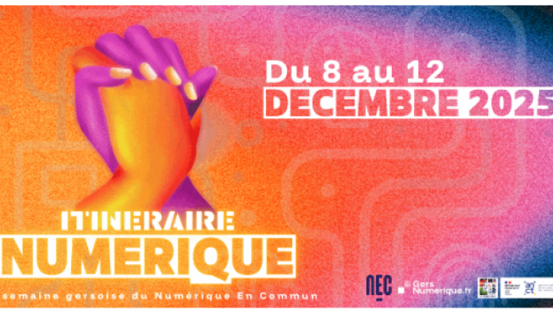 Première semaine du numérique dans le Gers du 8 au 12 décembre !