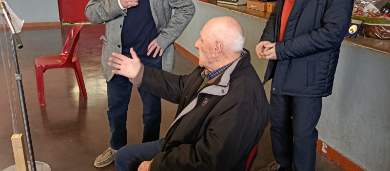 François Turchetti :  Honneur et Émotion à Auterrive pour son centenaire