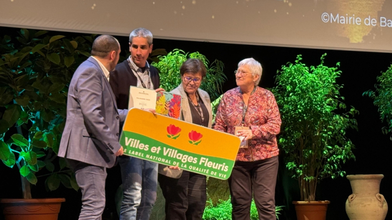 Deux fleurs au concours Villes et Villages Fleuris !